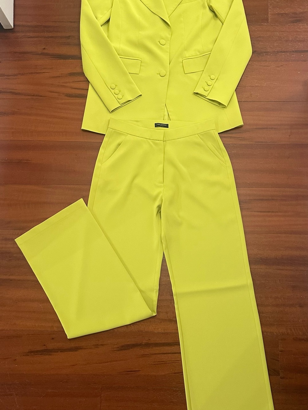 Naked Wardrobe Chartreuse Suit
